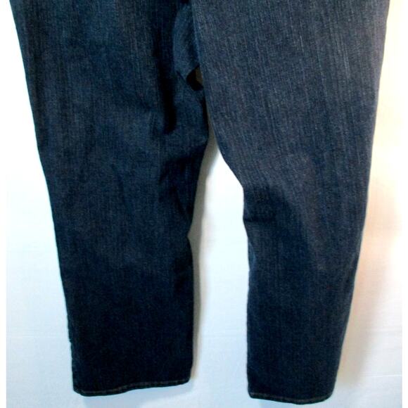 Riders By Lee Women's Petite Mid Rise Straight Leg Stretch Blue Jeans Size 18P - Picture 6 of 9